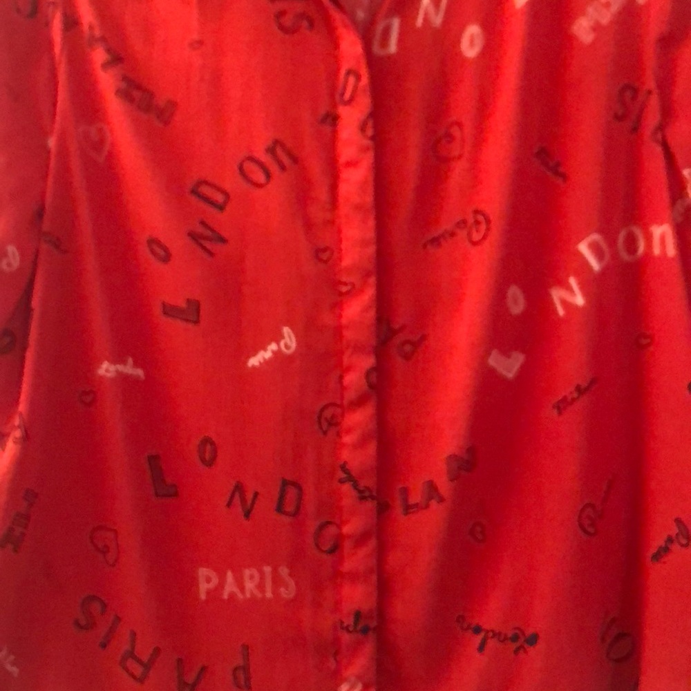 Maeve Anthropologie Red Blouse - Picture 4 of 5